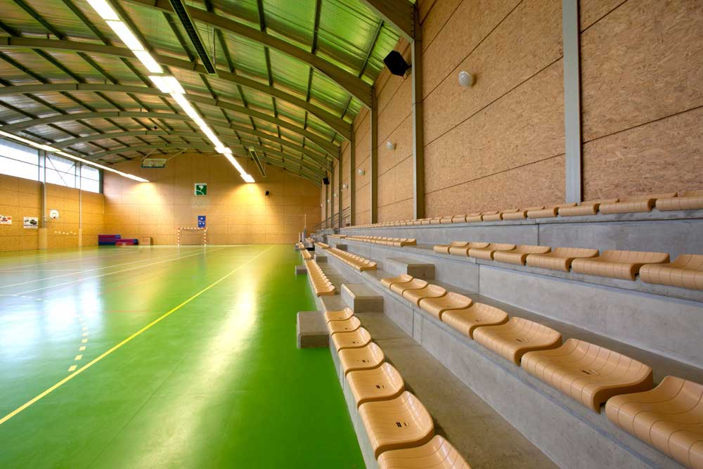 Construction du gymnase de Loures Barousse Construction du gymnase de Loures Barousse