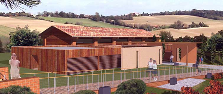 Salle des Fêtes à Auzielle Salle des Fêtes à Auzielle